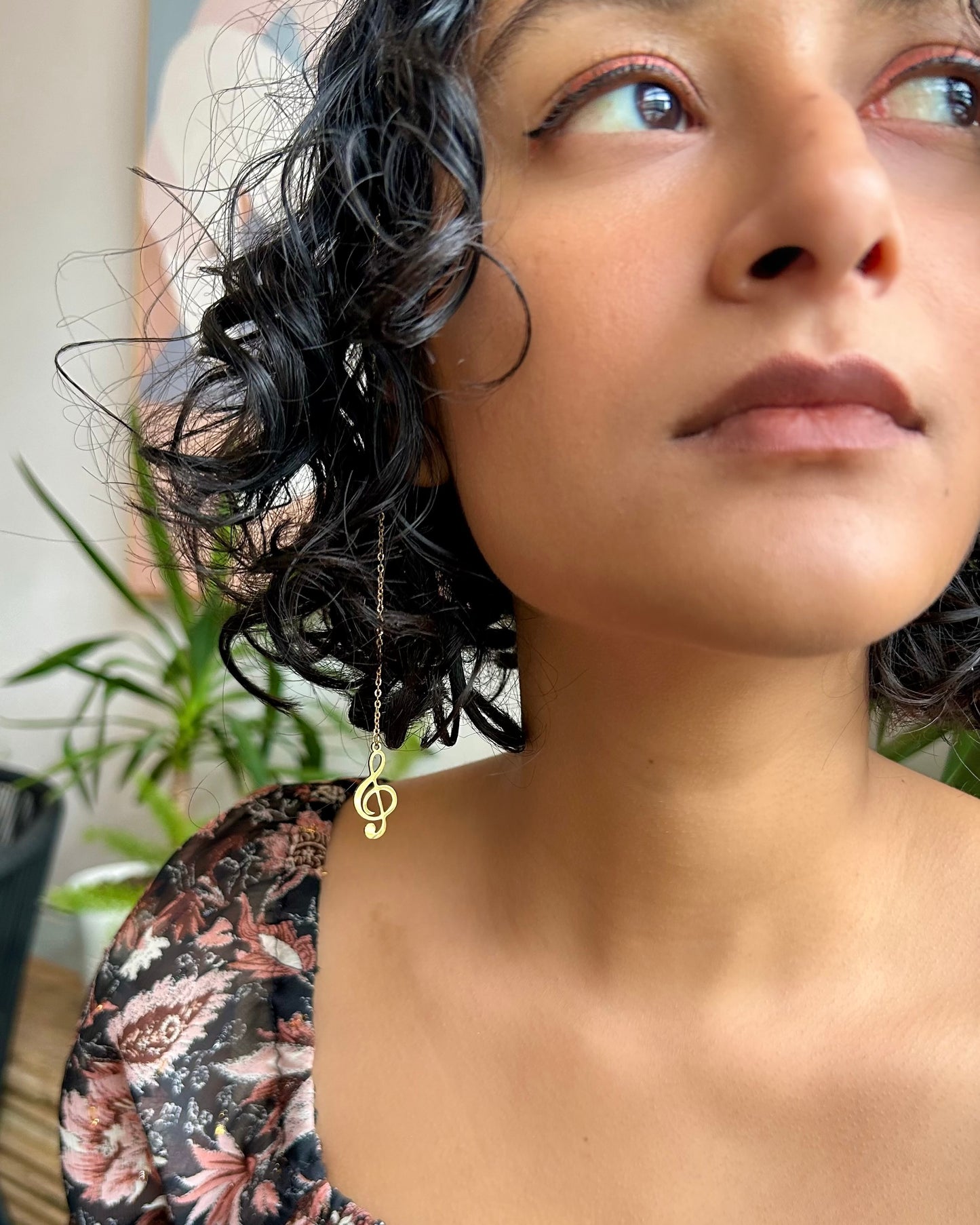 "Stay” Treble Clef Hair Jewelry Extensions