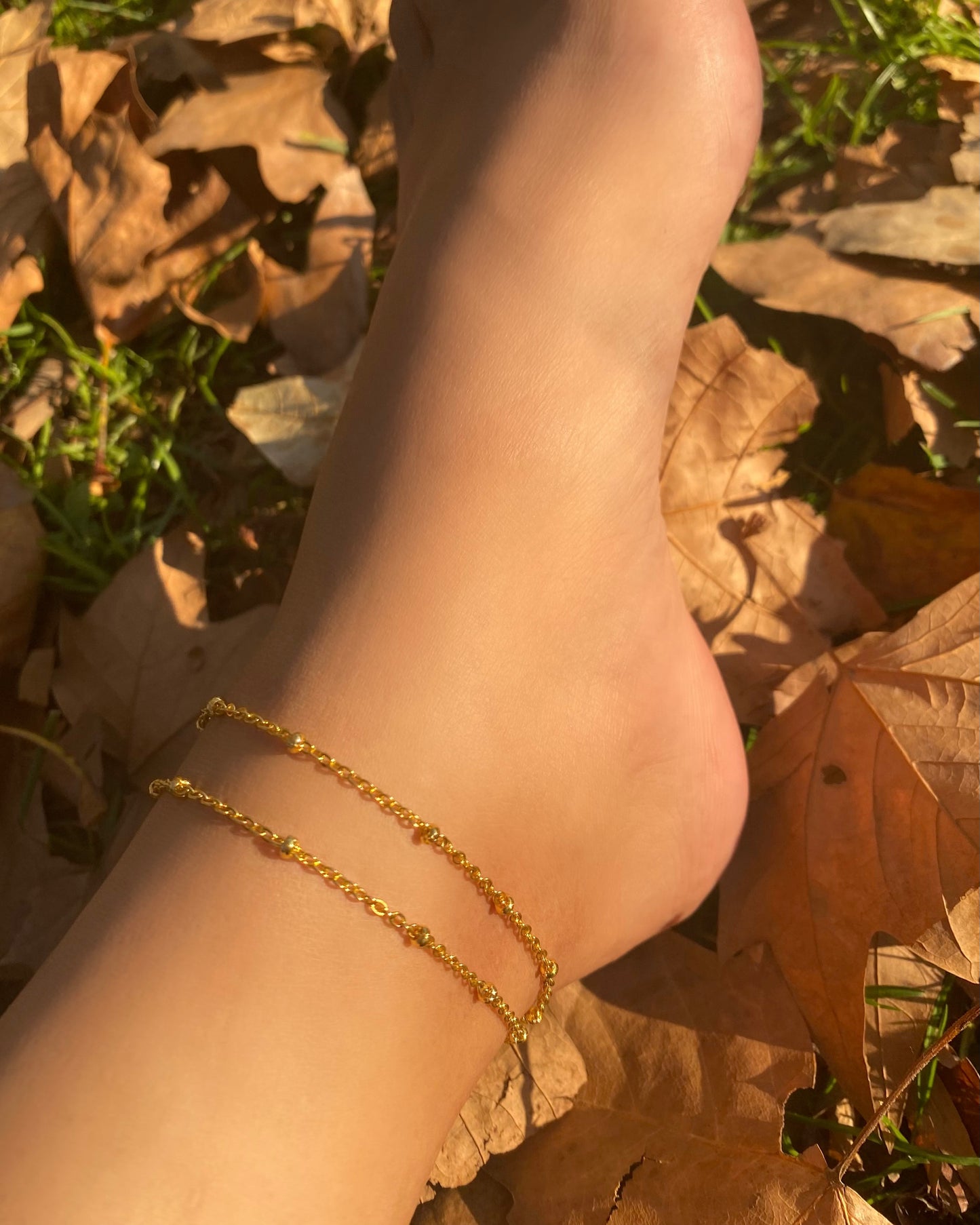 “After Hours” Double Stranded Anklet