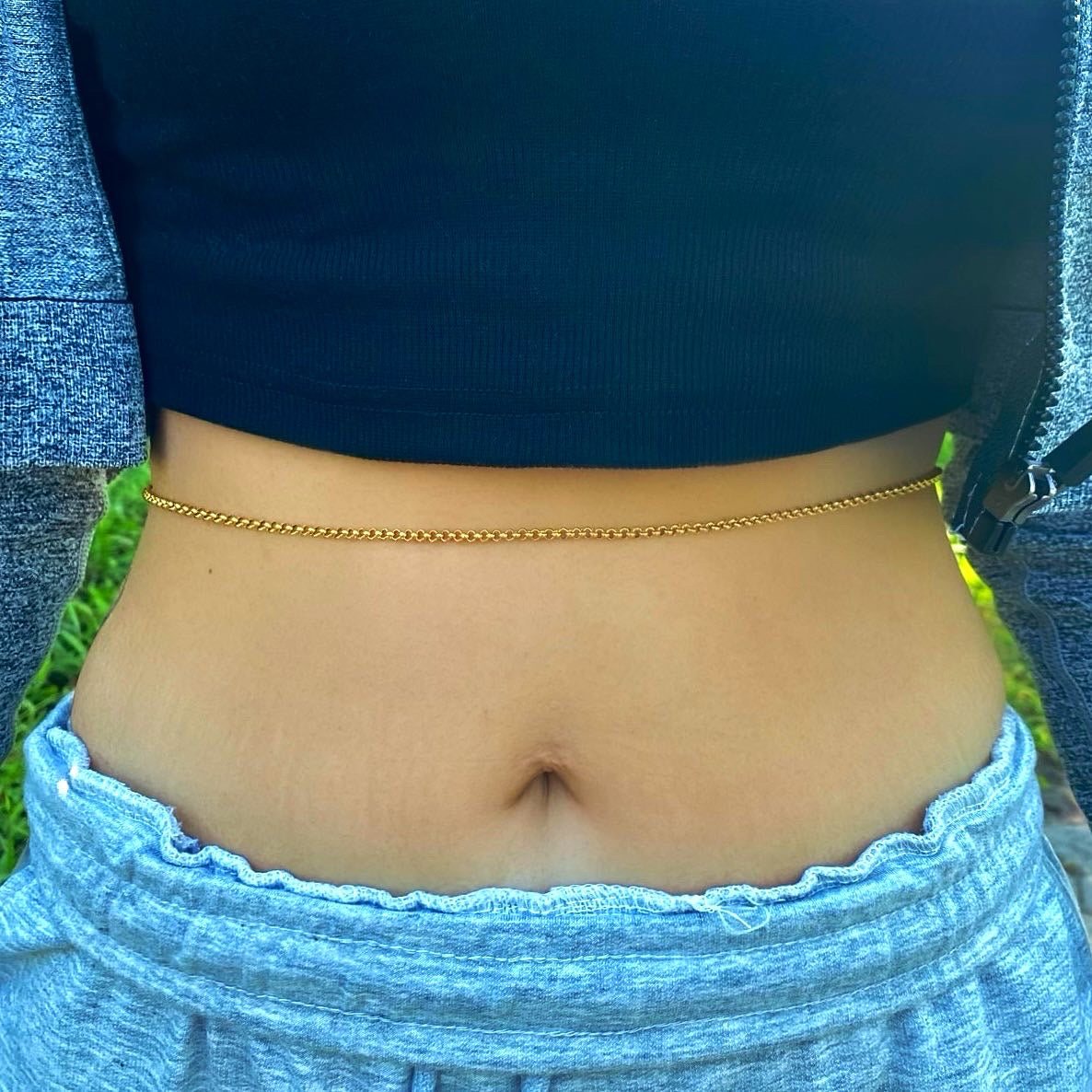 "Sabotage" Rolo Belly Chain