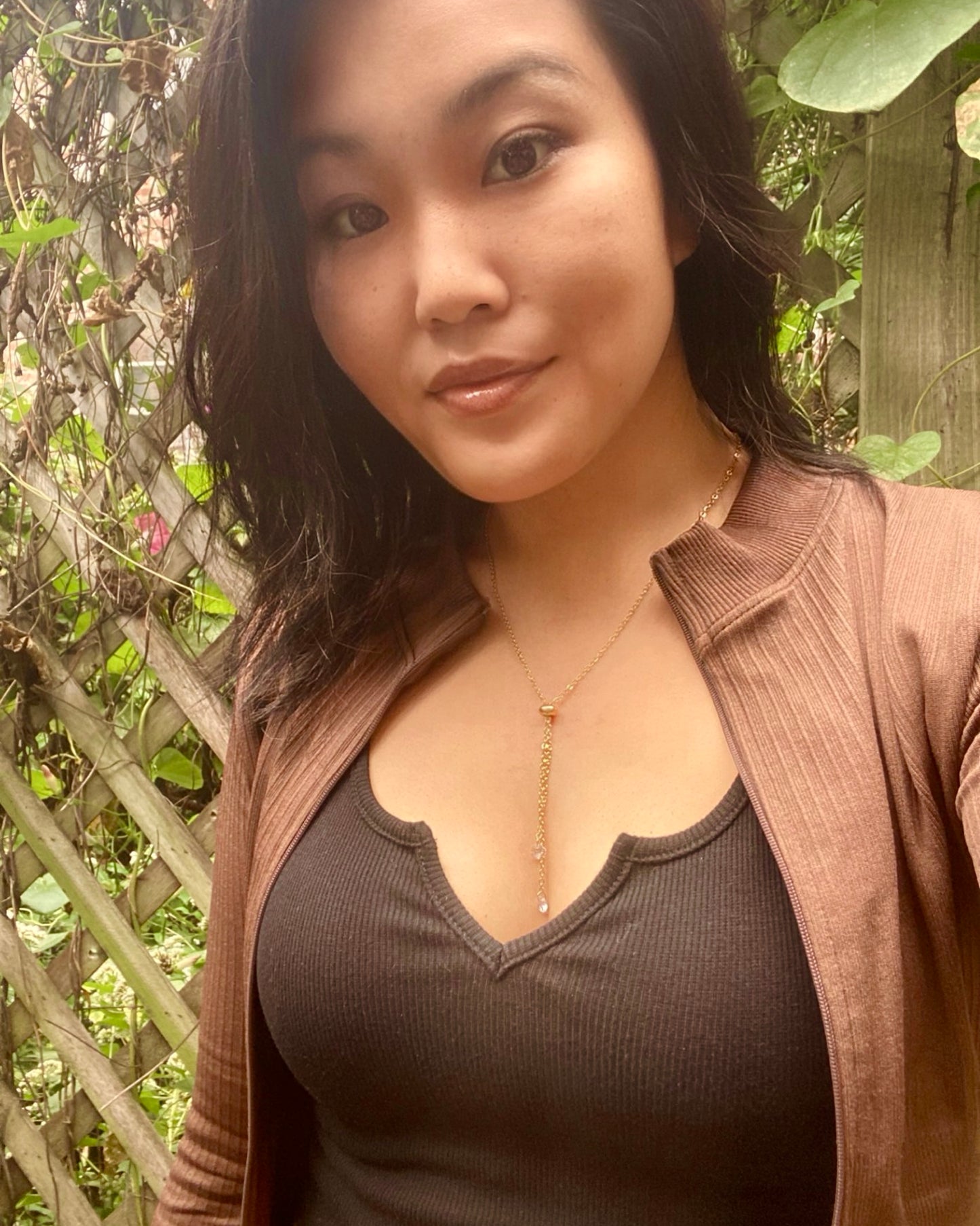 “Moment 4 Life” Tassel Necklace With CZ Diamonds