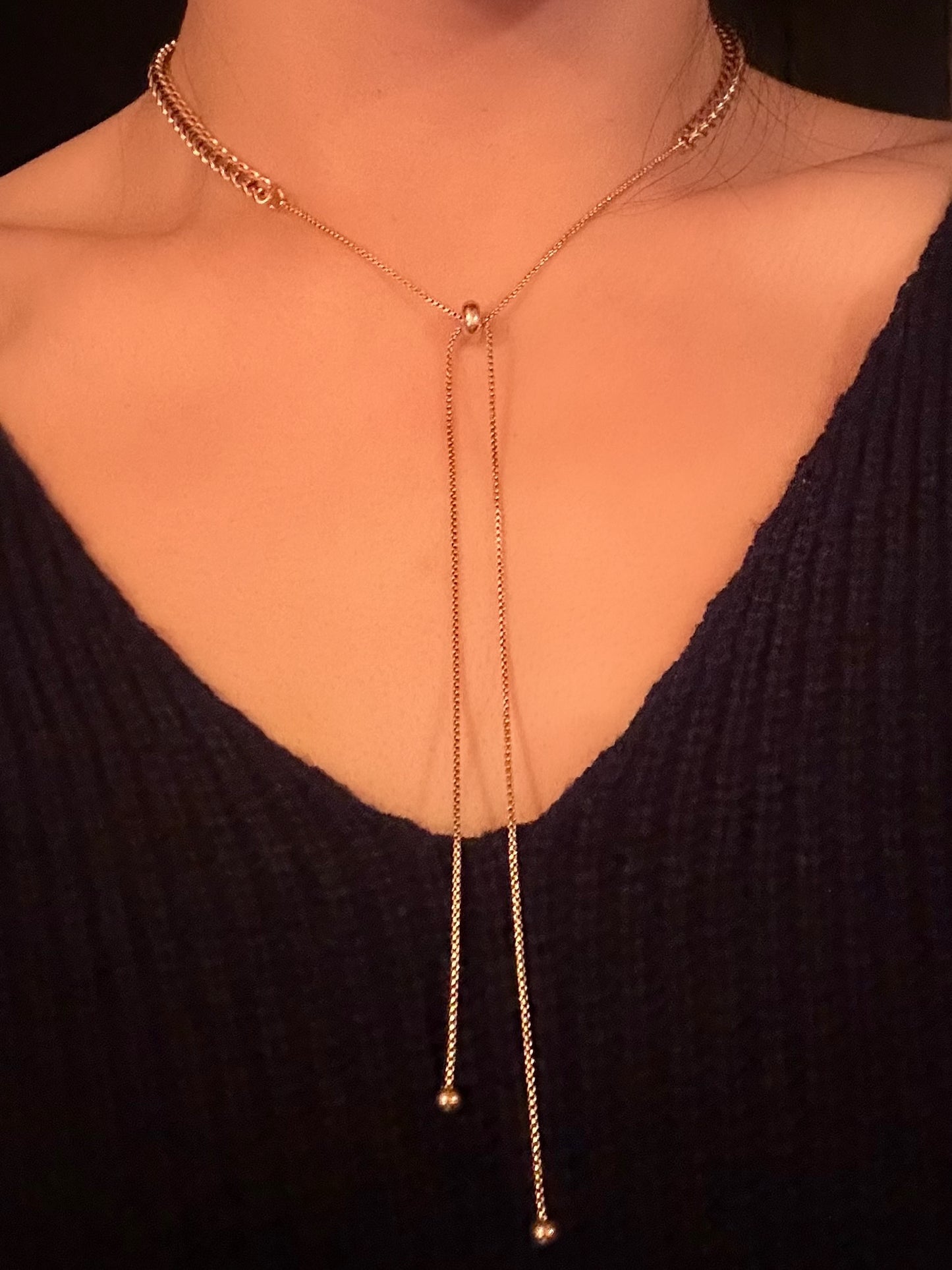 "505" Adjustable Slider Necklace