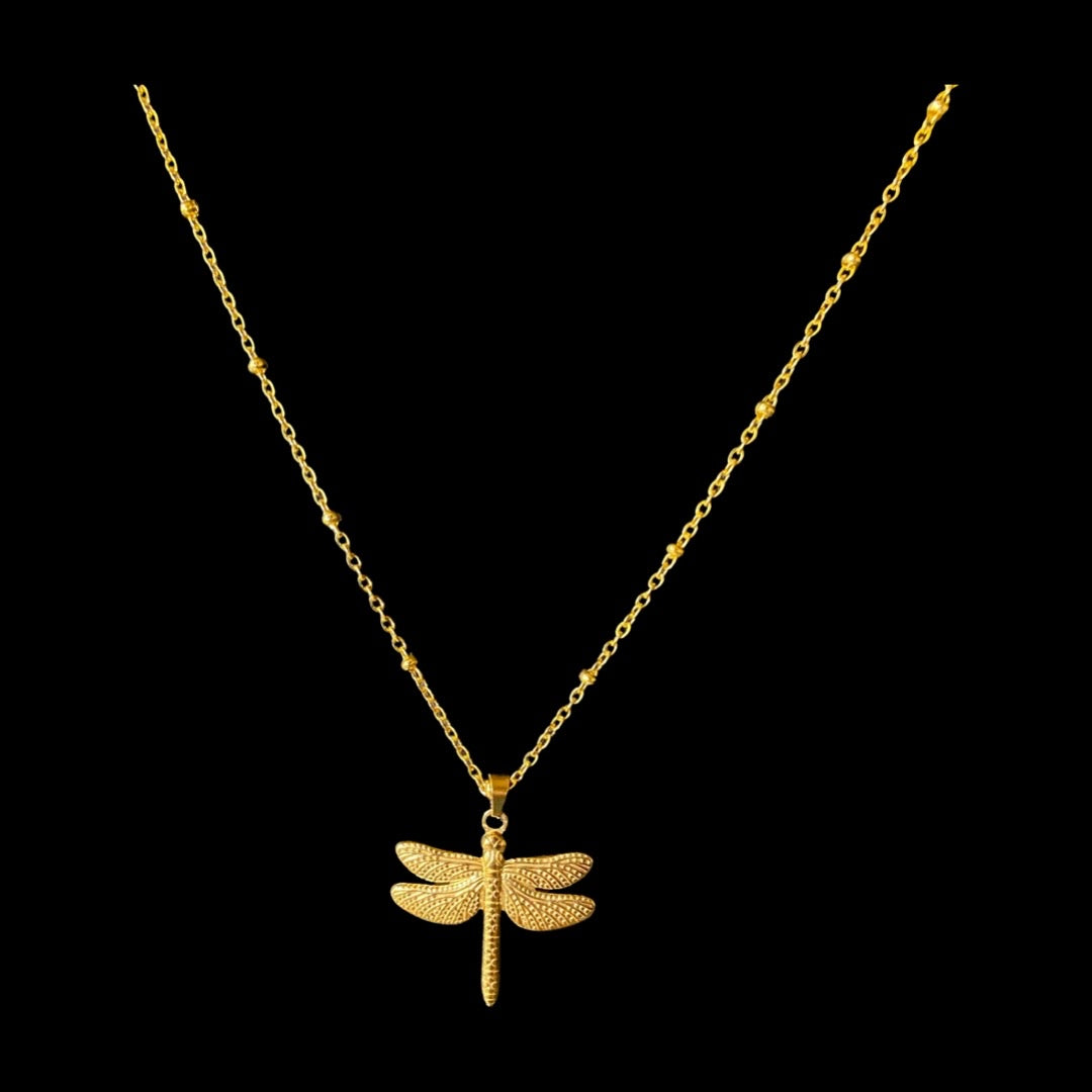 "Lady Marmalade" Dragonfly Necklace