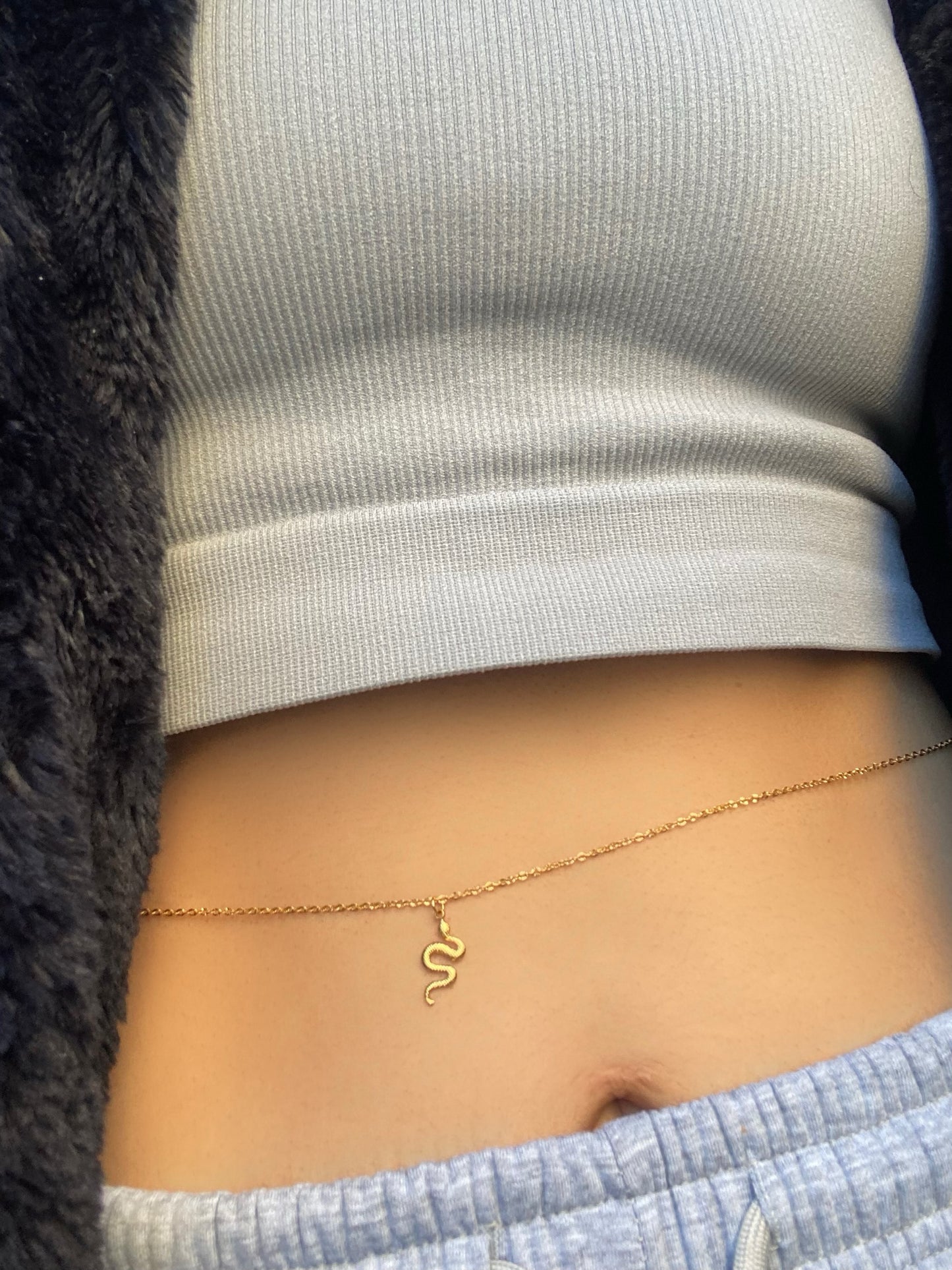 “Fireside" Snake Belly Chain