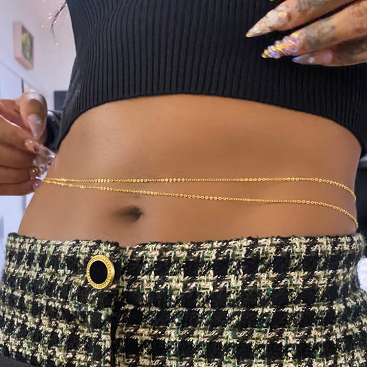 “The Score” Double Stranded Belly Chain
