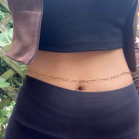 “Snap Out Of It” Paperclip Belly Chain